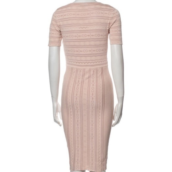 Ronny Kobo womens pink stretch Christina Pointelle dress size XS - Picture 4 of 16